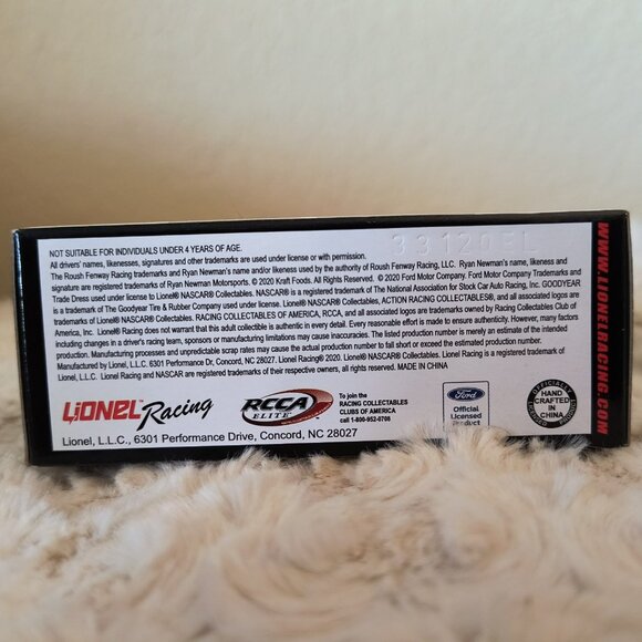 Rare 2020 Ryan Newman #6 Guaranteed Rate 1/64 NASCAR Diecast NWOT - Picture 4 of 6